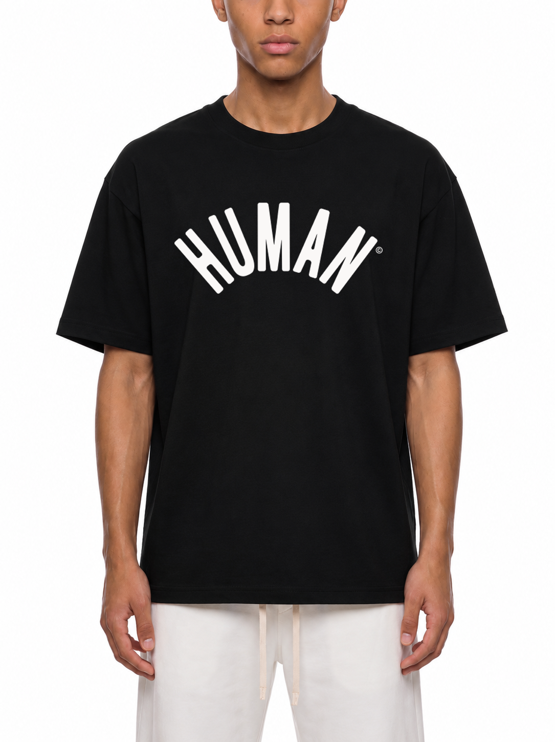 HUMAN shirt for men — black